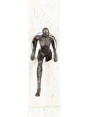 Herdekora Dekoratif Modern Kadın Biblo Siyah 9X32 Cm.