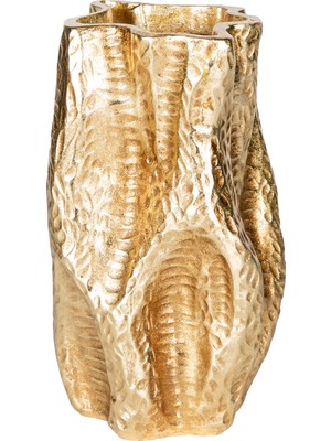 Herdekora Dekoratif Modern Vazo Gold 14,5X24 Cm.