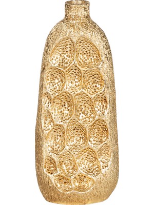 Herdekora Dekoratif Vazo Gold 13X30,5 Cm.