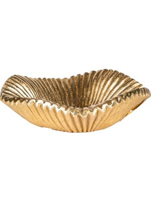 Herdekora Dekoratif Tabak Gold 22X7 Cm.