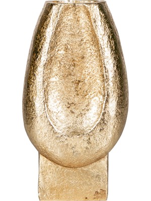 Herdekora Dekoratif Modern Gold Vazo 13X26 Cm.