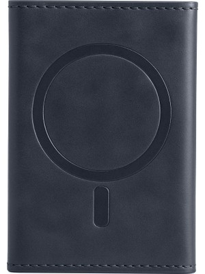 Store Joko Tema Magsafe Deri Kartlık - Lacivert