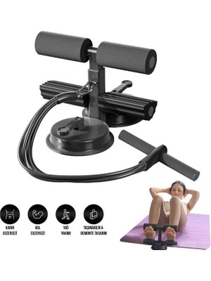 Store SN-29962 Çift Vantuzlu Ev Tipi 3 Kademe Boy Ayarlı Mekik - Karın Egzersiz Aleti