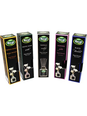 Store Hayat Alfa Kare 100ML Bambu Çubuklu Mix Ortam Oda Kokusu