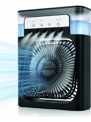 Store Serinletici Fan Type-C Bağlantı, Zamanlayıcı, 7 Renk Ambiyans Işığı