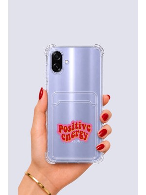 Northcity Samsung Galaxy A07 Kartlıklı Pozitif Enerji Desenli Kılıf
