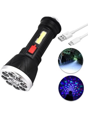 Store CL-W09 9+1 Ledli + Flaşörlü Deprem ve Afet Için Şarjlı El Feneri