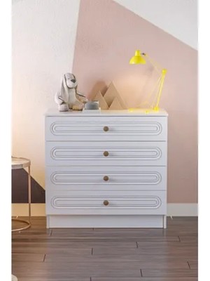 Vivense Mars Şifonyer Mdf Kapak