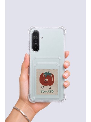 Northcity Samsung Galaxy A26 Kartlıklı Tomato Desenli Kılıf