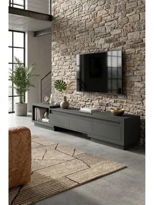 Vivense Vista Uzayabilen Tv Ünitesi, Antrasit, 160-270 cm