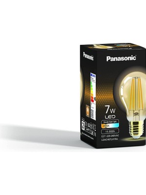 Store E27 Fil ST64 Lamba, Sarı Işık 7W 630LM 2000K Gold