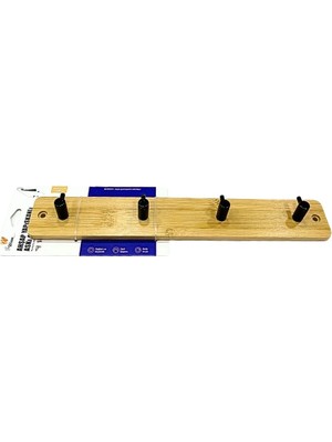Store Ahşap 4'li Askı