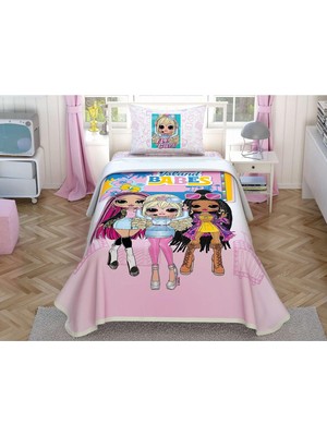 Store Lol Surprise Omg Babes Lisanslı Desenli Pamuk Pike Takımı, Çok Renkli, Küçük Tek Kişilik