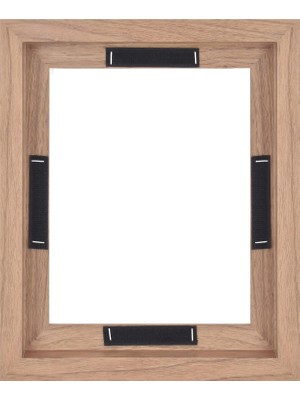 Store Yüzen Kanvas Çerçeve, Yapışkanlı Bağlantı Elemanları ve Asma Donanımlı Kanvas Tablolar Için Sanat Çerçeveleri, Ceviz Ağaç, 20 x 25 cm