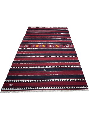 Kilim Antik El Dokuma Malatya Yün Salon Kilimi 1831 - Yeni - Çok Renkli