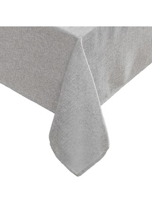 Store Harper Lüks Pürüzsüz Kumaş Masa Örtüsü Resmi Veya Günlük Yemek, Tatil, Ziyafet, Düğün Veya Parti Için 60" x 120", Gri
