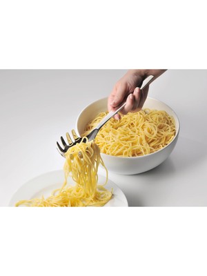 Store Nuova Makarna Servis Kaşığı, 30 Cm, Spagetti Kaşığı, Cromargan® Yüksek Kaliteli Parlak Paslanmaz Çelik, Bulaşık Makinesinde Yıkanabilir