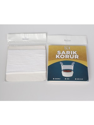 Camimarket Sarık Şekillendirici - Sarık Korur Sarık Kılıfı dalgalı Desenli