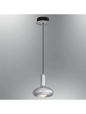 Vivense Özcan Aydınlatma Odelo Tekli Sarkıt, Krom, 2852-1A-02