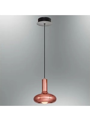 Vivense Özcan Aydınlatma Odelo Tekli Sarkıt, Rose Gold, 2852-1A-32