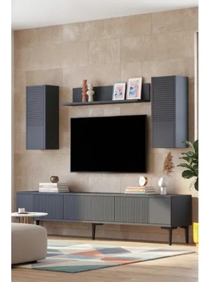 Vivense Corsa Tv Ünitesi, Antrasit, 180 Cm, TVR1819A