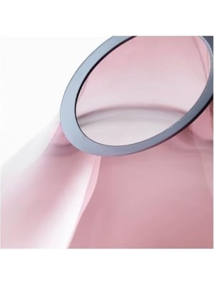 Mabelme Store Cam Vazo, Pembe, 17 cm