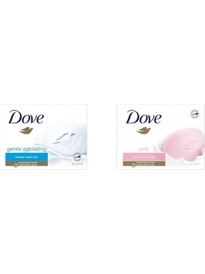 Mabelme Store Prime Dove Beauty Cream Bar Katı Güzellik Sabunu Gentle Exfoliating Nemlendirici Etkili, 90 G(1) Dove Beauty Cream Bar Katı Güzellik Sabunu Nemlendiri