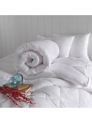 Mabelme Store Prime Çift Kişilik Yorgan Seti (Yorgan + 2 Adet Yastık) Sari 195 x 215