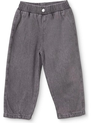 Hellobaby Erkek Bebek Denim Pantolon Bağcıklı Reçme
