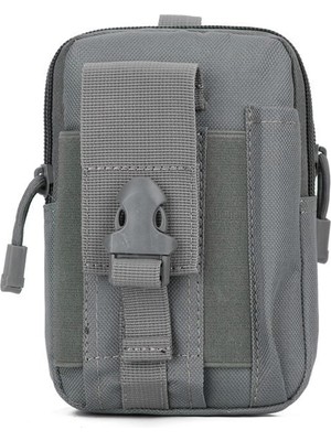 Taktik Bel Çantası, Molle Edc Kompakt Çanta Çok Fonksiyonlu Bel Çantası, Küçük Askeri Çanta, Kemer, Cep Telefonu, Tırmanma, Yürüyüş, Kamp, Spor Için