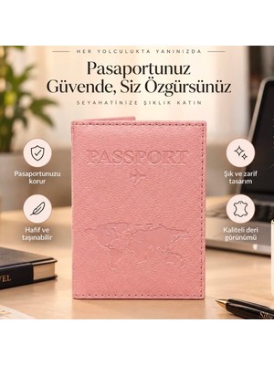 Silpus Pasaport Kılıfı Cüzdanı Tekli Kapartmalı