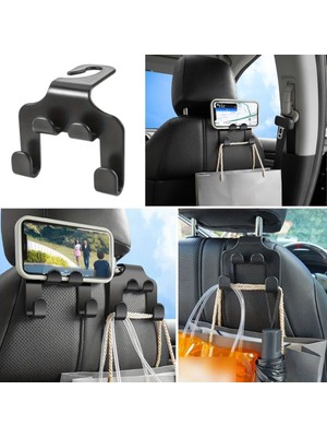 TeknoKapsül Buffer® Oto Koltuk Arkası Düzenleyici Organizer Askılıklı Telefon,tablet Tutucu