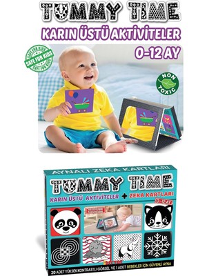 Tummy Time Aynalı Zeka Kartları