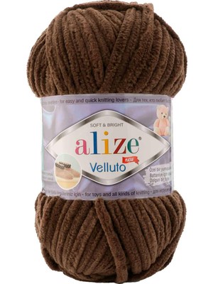 Alize Velluto Kadife El Örgü Ipliği 5 Adet (493)