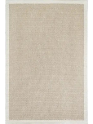 Vivense Novello Agra Hasır Dokulu Sisal Bej Halı, 160X160