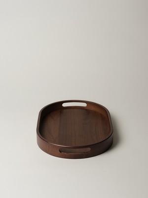 Minihol Arden Ahşap Oval Tepsi (37 x 24CM)