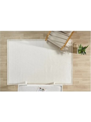 Vivense Mariesse Kolay Temizlenen Yıkanabilir Bordürlü Sisal Halı, SL15, 200X290