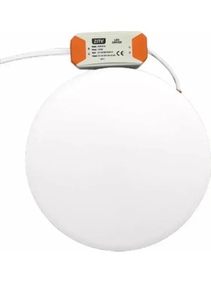 ZMR 24W Ayarlanabilir Sıvaaltı Yuvarlak Panel LED Armatür 6500K Beyaz – Gömme LED Spot