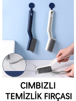 Yenilig Cımbızlı Temizlik Fırçası – Çok Amaçlı Derz, Mutfak, Banyo ve Zor Köşe Temizlik Aracı