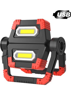 TeknoKapsül Br S100 30W Cob LED USB Projektör El Feneri