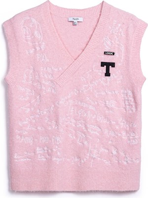 Twist SLOGAN NAKIŞLI PATCH'Lİ SÜVETER TW6250050275033