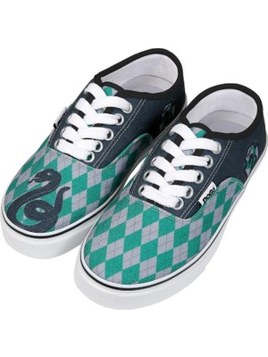 Dogo Kadın Vegan Çok Renkli Sneakers - Warner Bros Harry Potter House Of Slytherin Tasarım