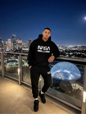 Woodroffe Unisex Nasa Oversize Kapüşonlu Eşofman Takımı Salaş