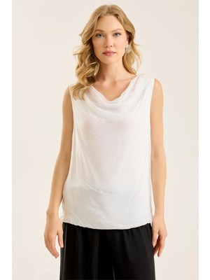 Home Store Ipek Degaje Yaka Top