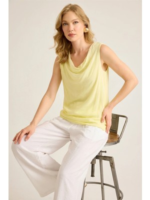 Home Store Ipek Degaje Yaka Top