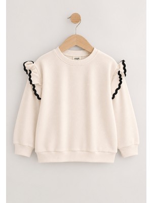 Cigit Sweatshirt 4-12 Yaş Ekru