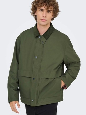 Only & Sons Onskosmo Padded Jacket Otw Vd Olive Night