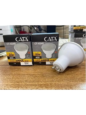 Cata CT-4240 7W LED Ampul Gu 10 Duylu Çanak LED Ampul Beyaz