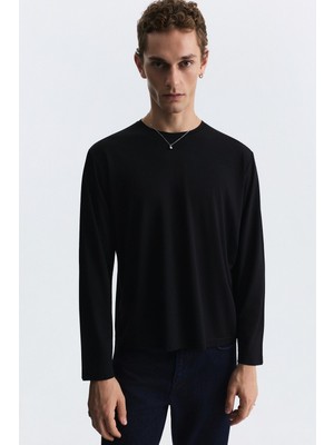 Antioch Relax Fit Uzun Kollu T-Shirt
