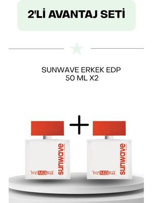 Mara Sun Wave Erkek Edp 50 ml X2